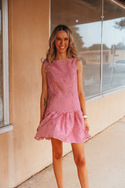 Pink Alden Floral Mini Dress N1900D - 1 - Southern Soule Designs