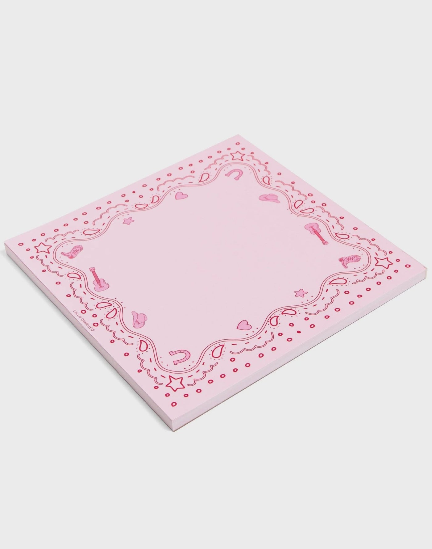 Pink Bandana Western Notepad - Southern Soule Designs