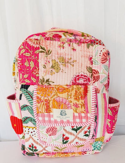 Pink City Quilted Backpack - Southern Soule Designs