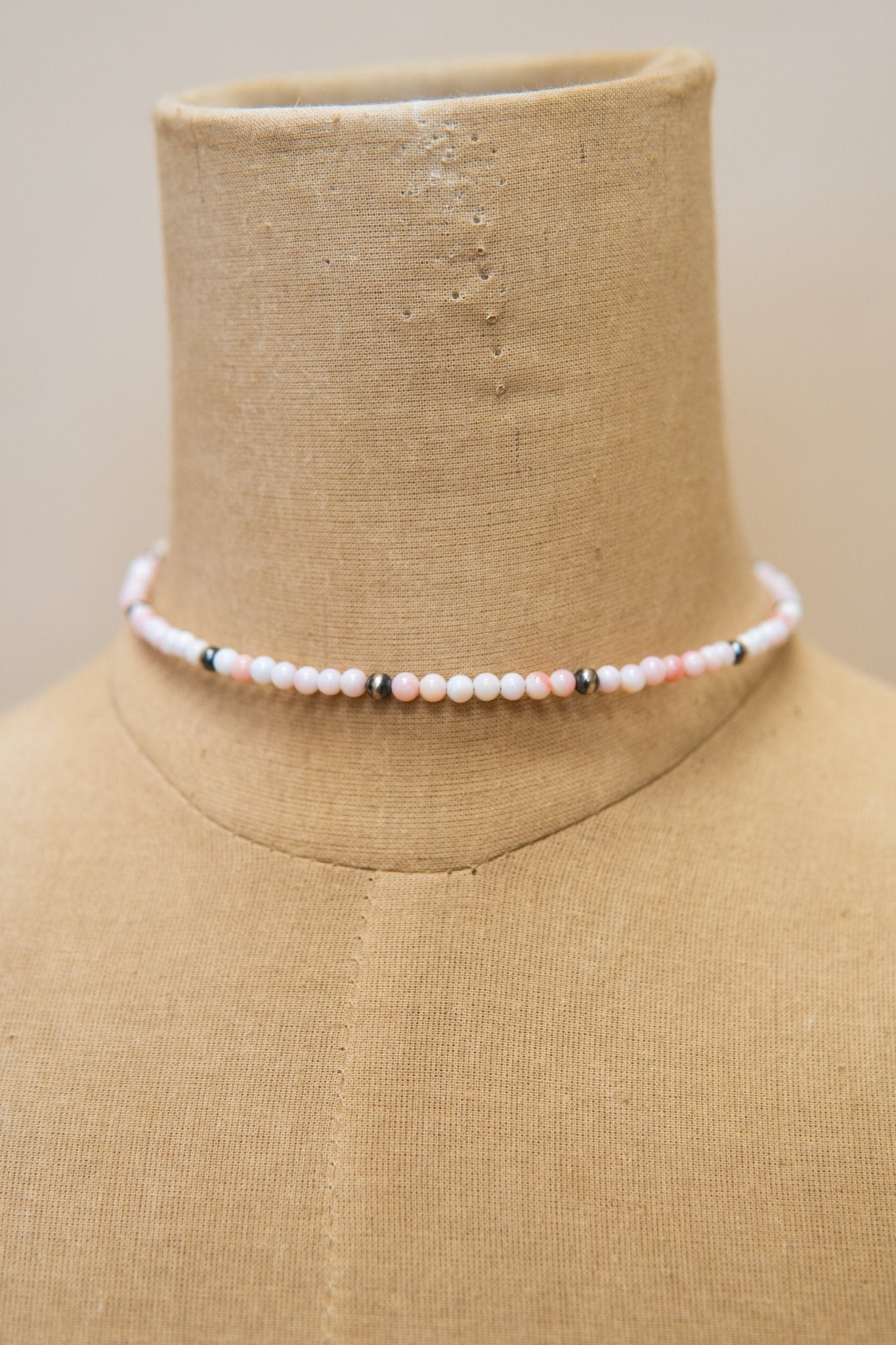 Pink Conch Memory Wire Necklace - Southern Soule Designs