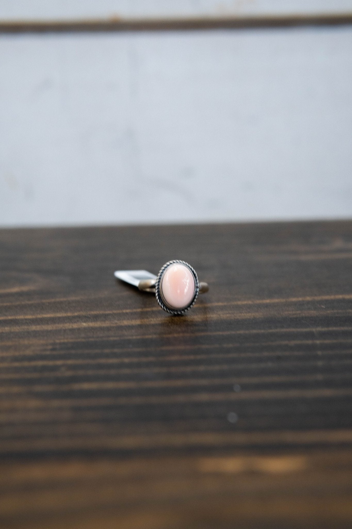 Pink Conch Oval Ring - Southern Soule Designs