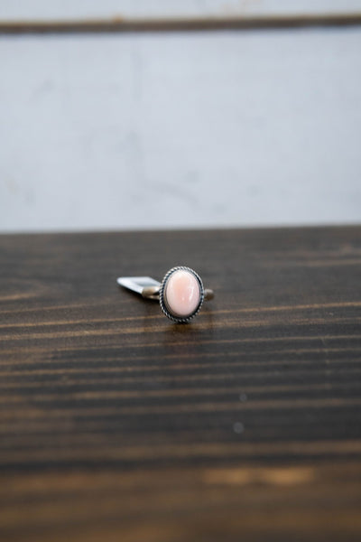 Pink Conch Oval Ring - Southern Soule Designs