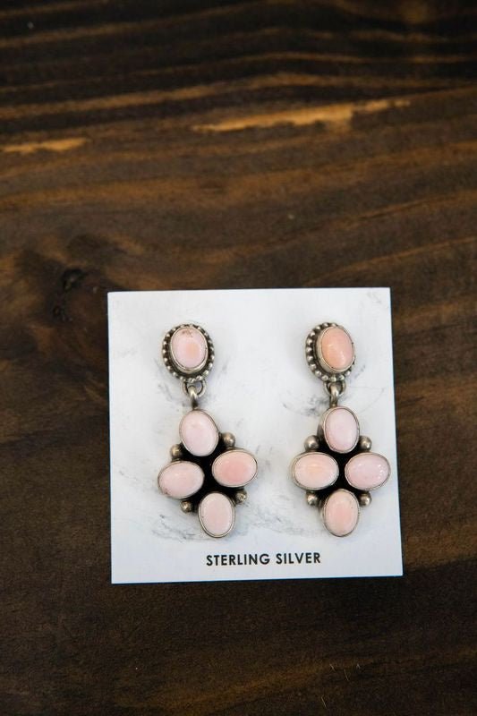 Pink Conch Stud/Drop Earrings - Southern Soule Designs