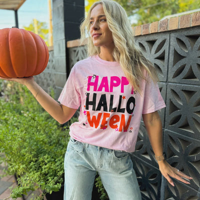 Pink Halloween Tee - Southern Soule Designs