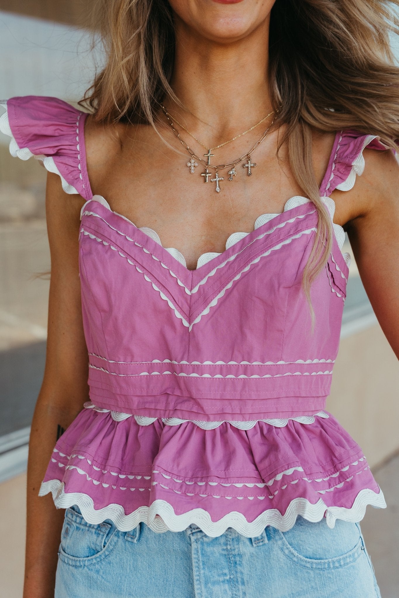 Pink Jeanie Top S1339T - 1 - Southern Soule Designs