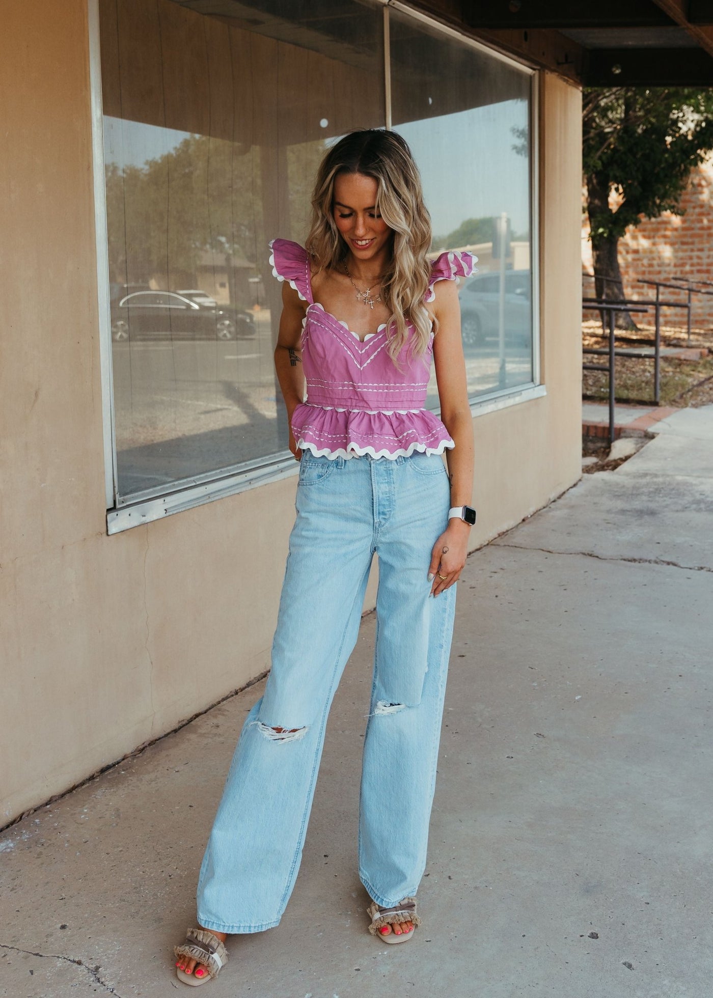 Pink Jeanie Top S1339T - 1 - Southern Soule Designs