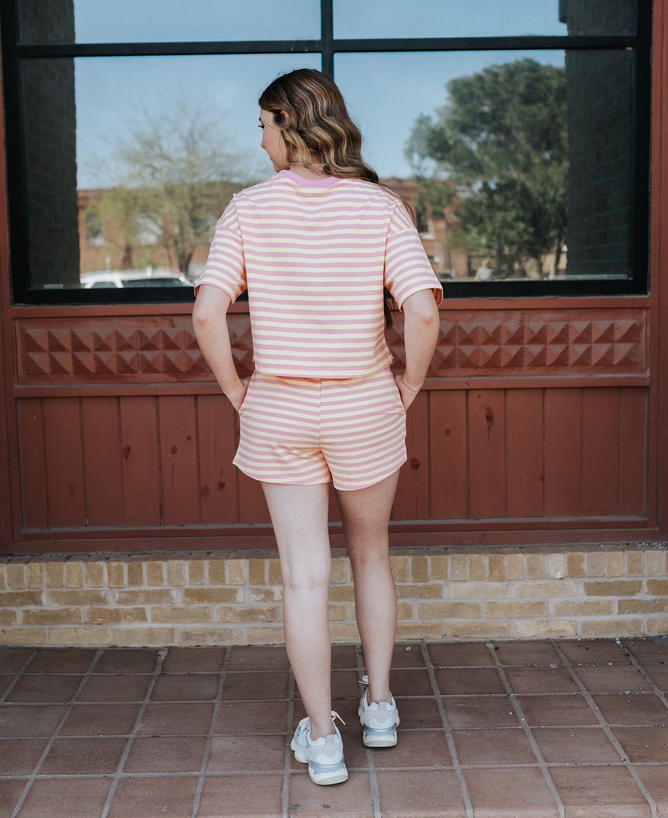 Pink Lemonade Terry SS Tee A3769 - Southern Soule Designs
