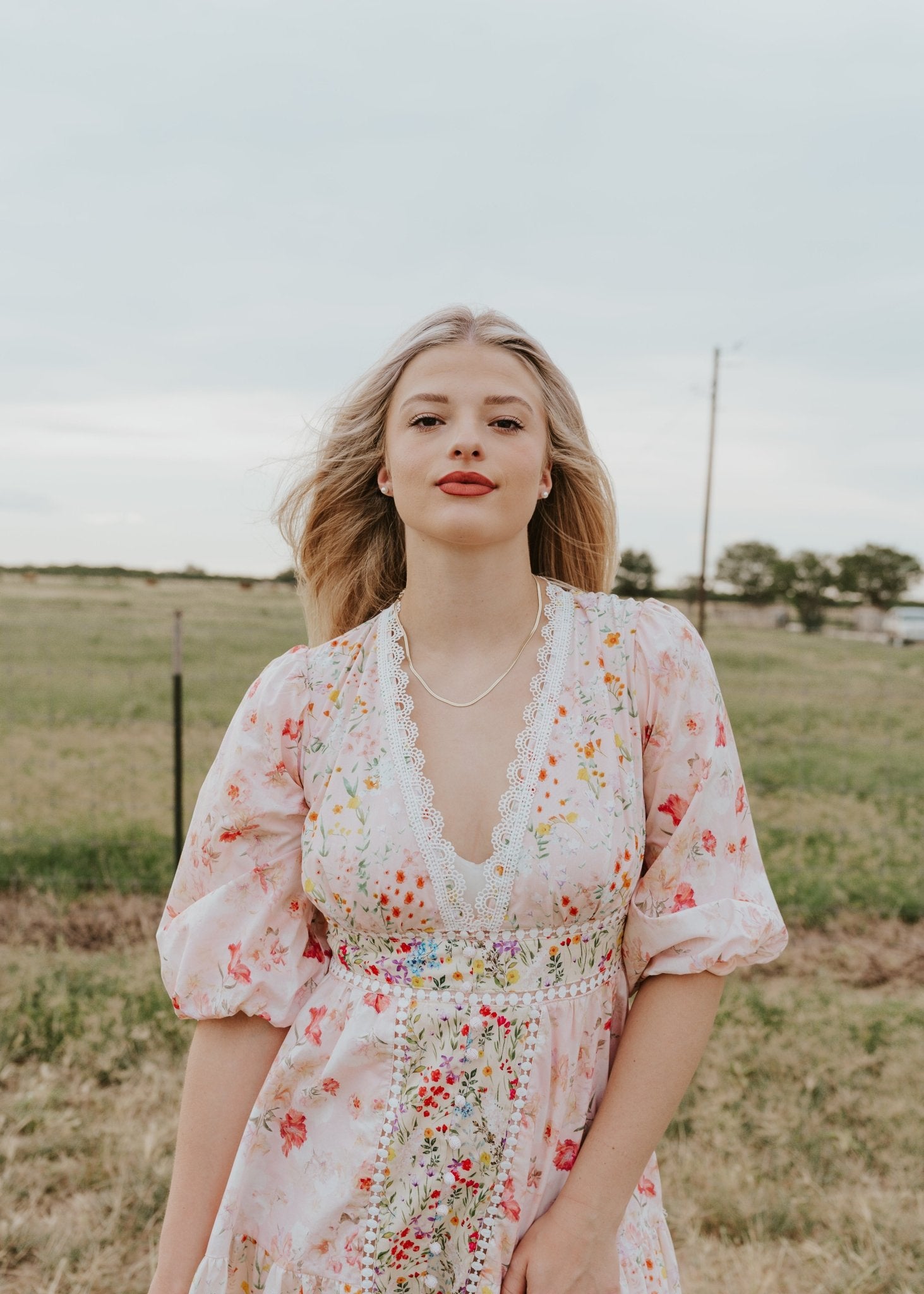 Pink Multi Floral Print Mini Dress DI9717FO - Southern Soule Designs