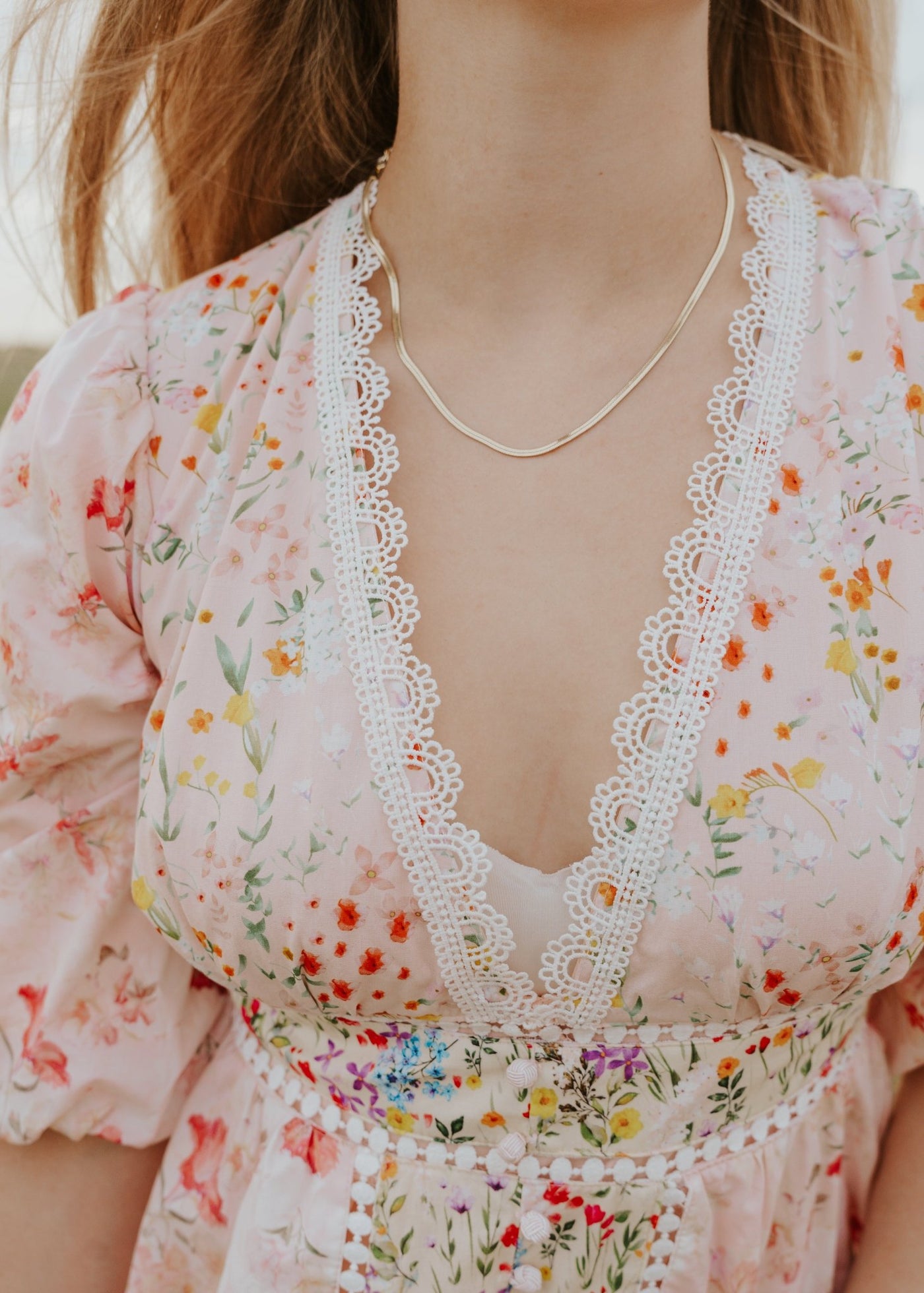 Pink Multi Floral Print Mini Dress DI9717FO - Southern Soule Designs