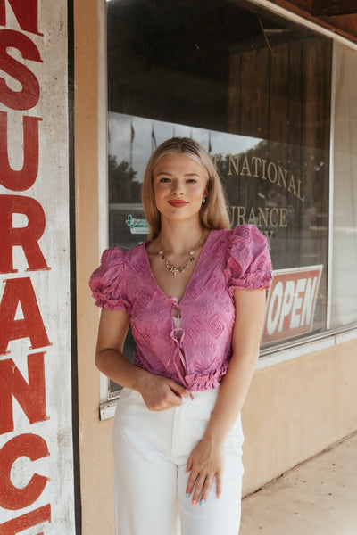 Pink Natalia Top N1897T - 1 - Southern Soule Designs