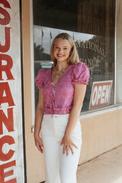 Pink Natalia Top N1897T - 1 - Southern Soule Designs