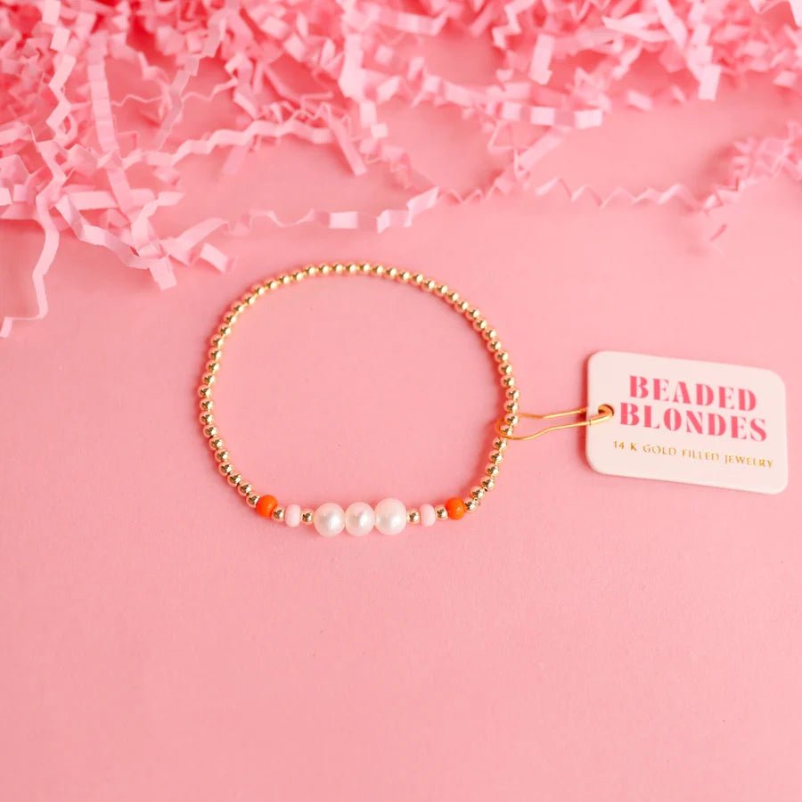 Pink & Orange Harper Bracelet - Southern Soule Designs