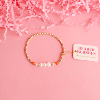 Pink & Orange Harper Bracelet - Southern Soule Designs