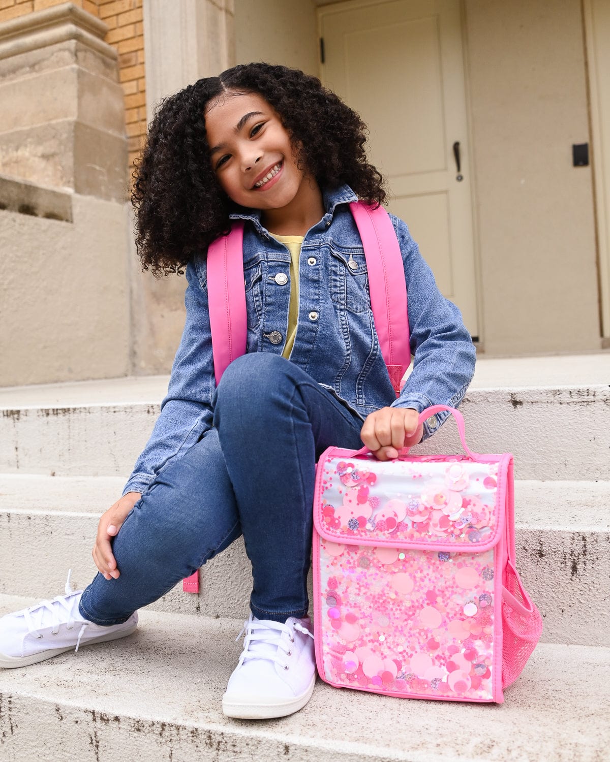 Pink Party Confetti Insulated Lunchbox - Southern Soule Designs
