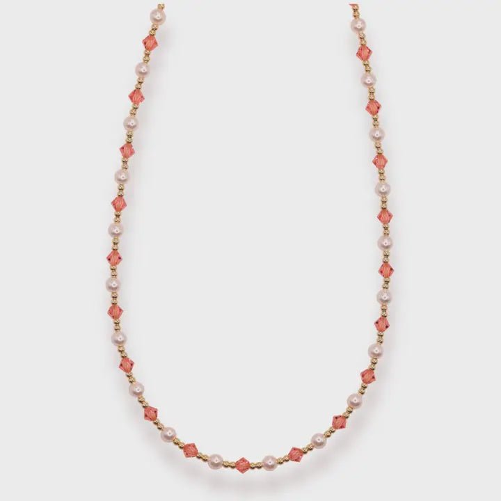 Pink Pearl June Necklace - Southern Soule Designs