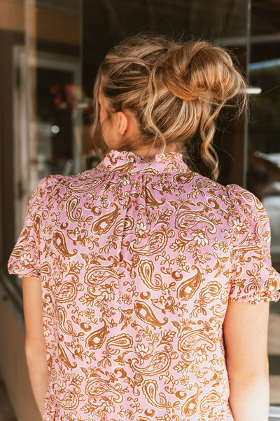 Pink Short Sleeve Mini Dress CD05684 - Southern Soule Designs