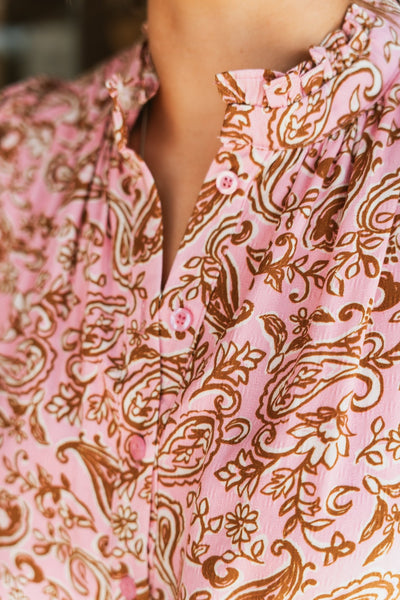 Pink Short Sleeve Mini Dress CD05684 - Southern Soule Designs