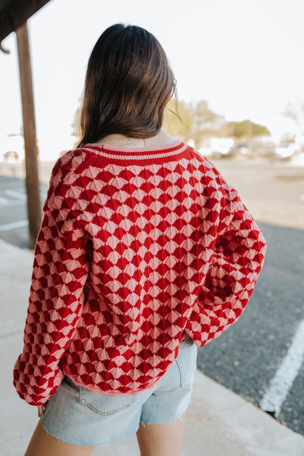 Pink/Red Fantasia Cardigan 3210EK - Southern Soule Designs