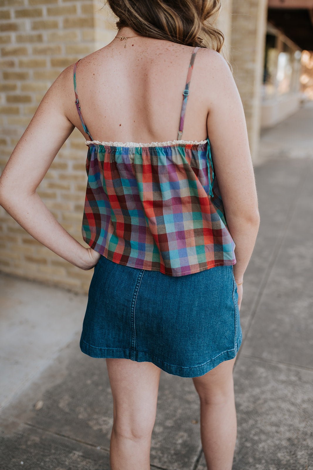 Plaid Cami Top WL25 - 12206 - Southern Soule Designs