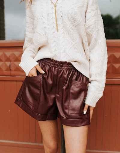 Plum Shorts FL3133 - Southern Soule Designs