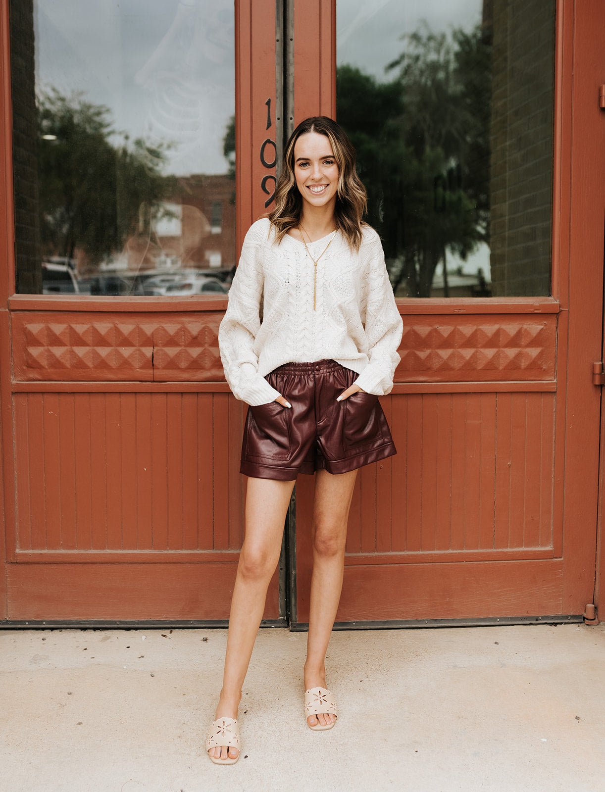 Plum Shorts FL3133 - Southern Soule Designs