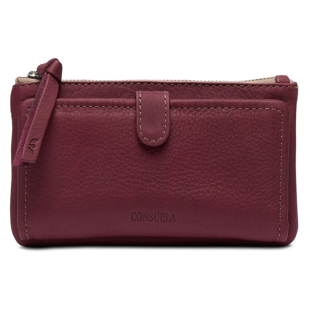 Plum Slim Wallet - Southern Soule Designs
