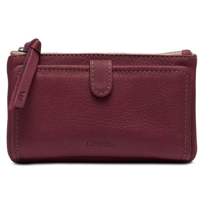 Plum Slim Wallet - Southern Soule Designs