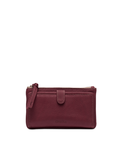 Plum Slim Wallet - Southern Soule Designs