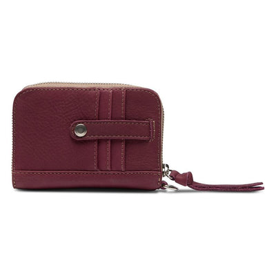 Plum Zippy Wallet - Southern Soule Designs