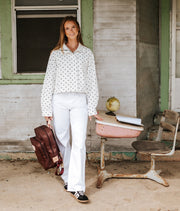 Polka Dot High Neck Pullover - RJ1101 - Southern Soule Designs