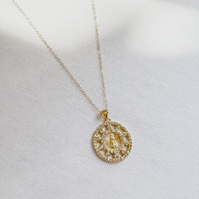 Prayer Mary Religious Pendant - Southern Soule Designs