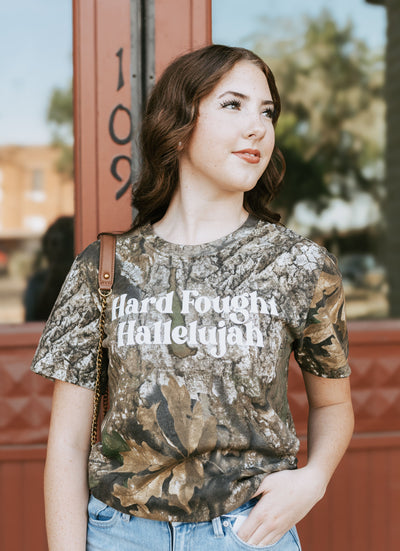 Hard Fought Halleluiah Camo Tee