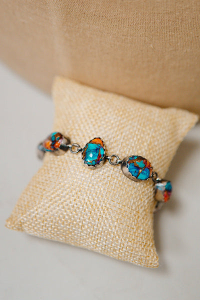 Purple Mohave Link Bracelet - Southern Soule Designs