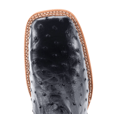 R. Watson Black Full Quill Ostrich Boot RW4507 - 2 - Southern Soule Designs