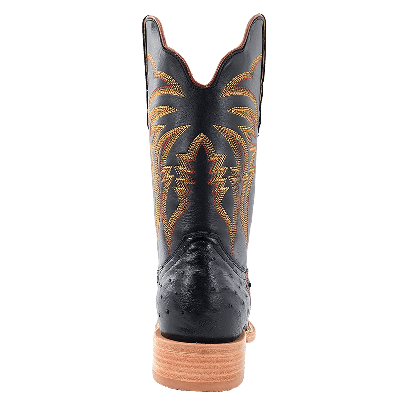 R. Watson Black Full Quill Ostrich Boot RW4507 - 2 - Southern Soule Designs