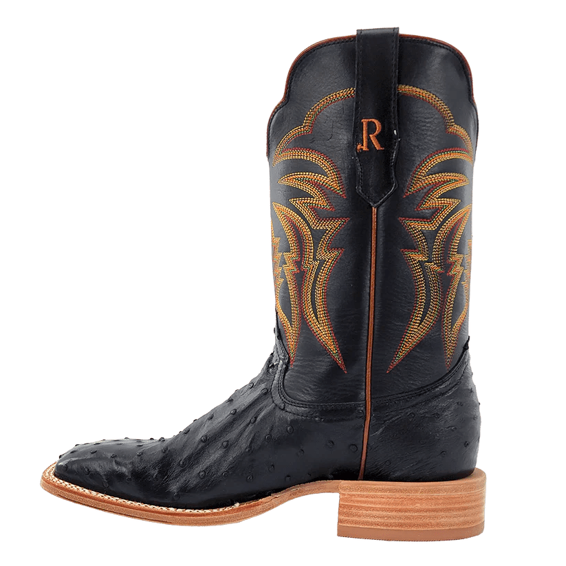 R. Watson Black Full Quill Ostrich Boot RW4507 - 2 - Southern Soule Designs