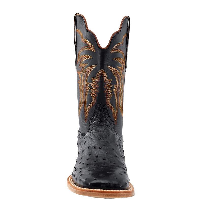 R. Watson Black Full Quill Ostrich Boot RW4507 - 2 - Southern Soule Designs