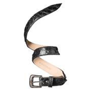 R. Watson Boots Black Matte Pirarucu Belt RWB2507 - Southern Soule Designs