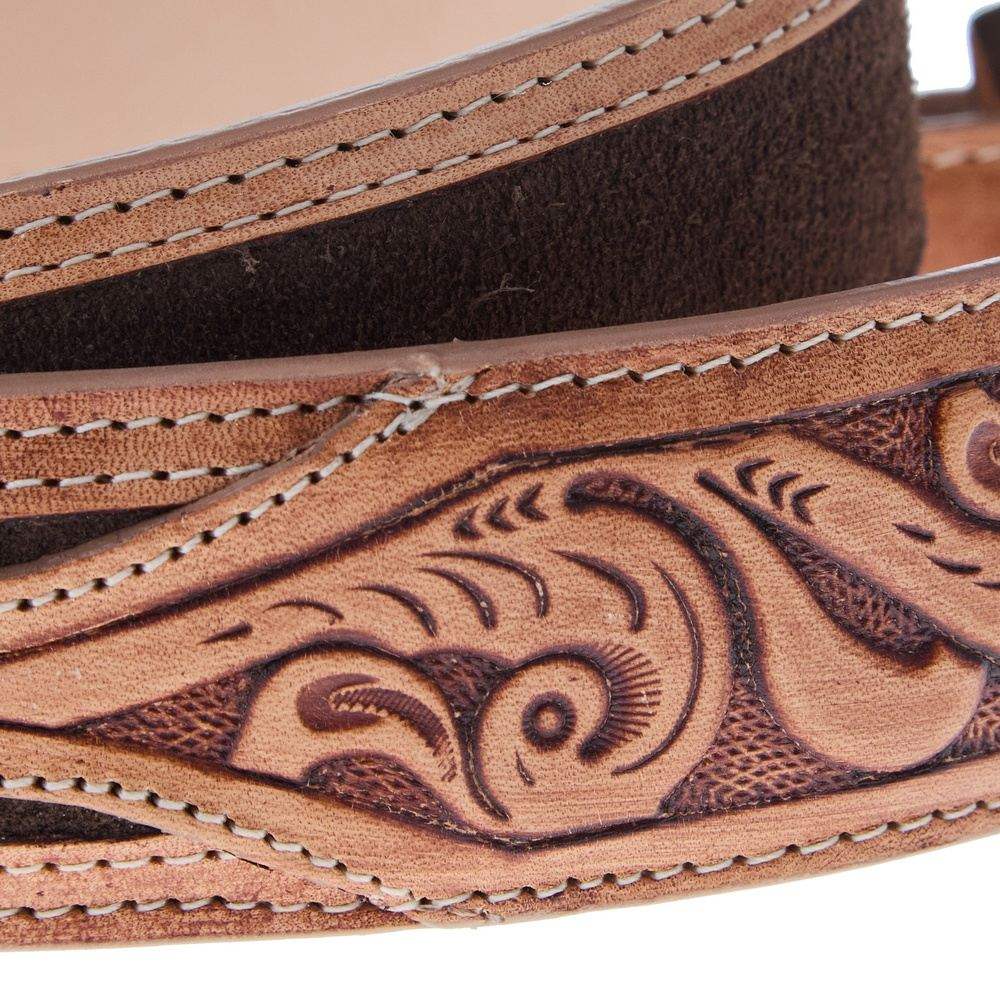 R Watson Boots Men's Chocolate Suede Belt RWB2318 - Southern Soule Designs