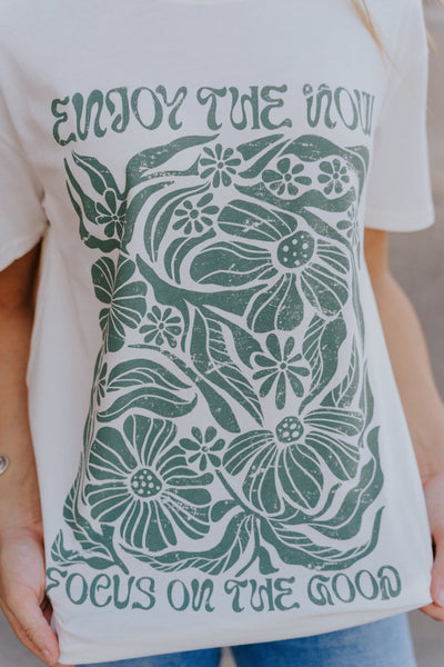 Radiate Boyfriend Tee Sea Salt GT253163S - Southern Soule Designs