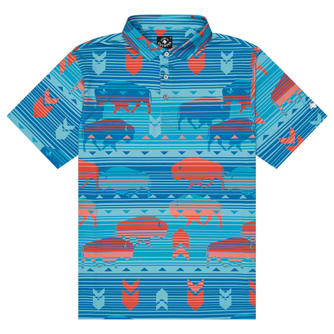 Raised by Coyotes Caprock Buffalo Polo - Southern Soule Designs