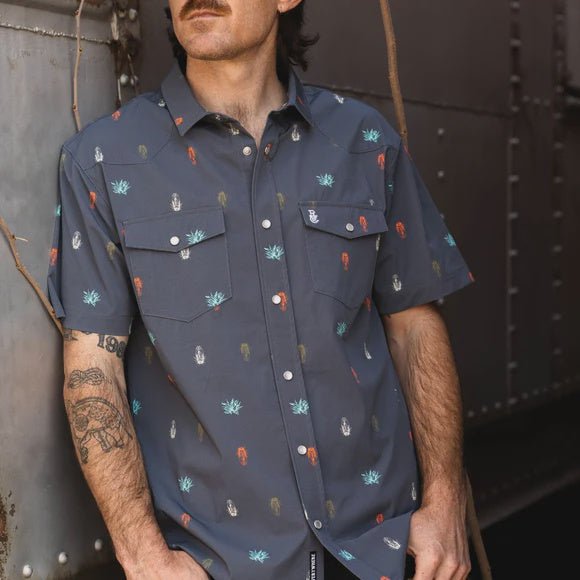 Raised by Coyotes Cicada Pearl Snap Shirt - Southern Soule Designs