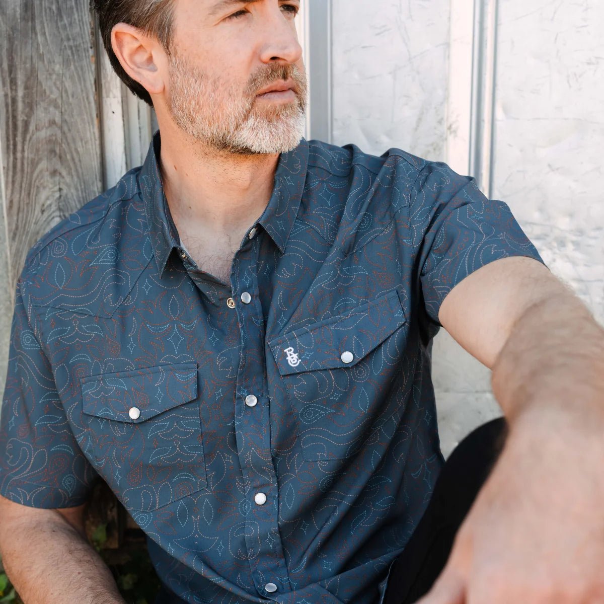 Raised by Coyotes Cowboy Threads Pearl Snap - Southern Soule Designs