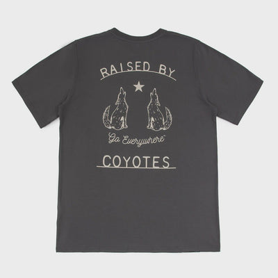 Raised by Coyotes Go Everywhere T-Shirt - Southern Soule Designs