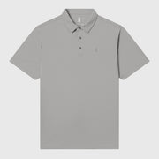 Raised By Coyotes Gray Cotton Blend Polo - Southern Soule Designs