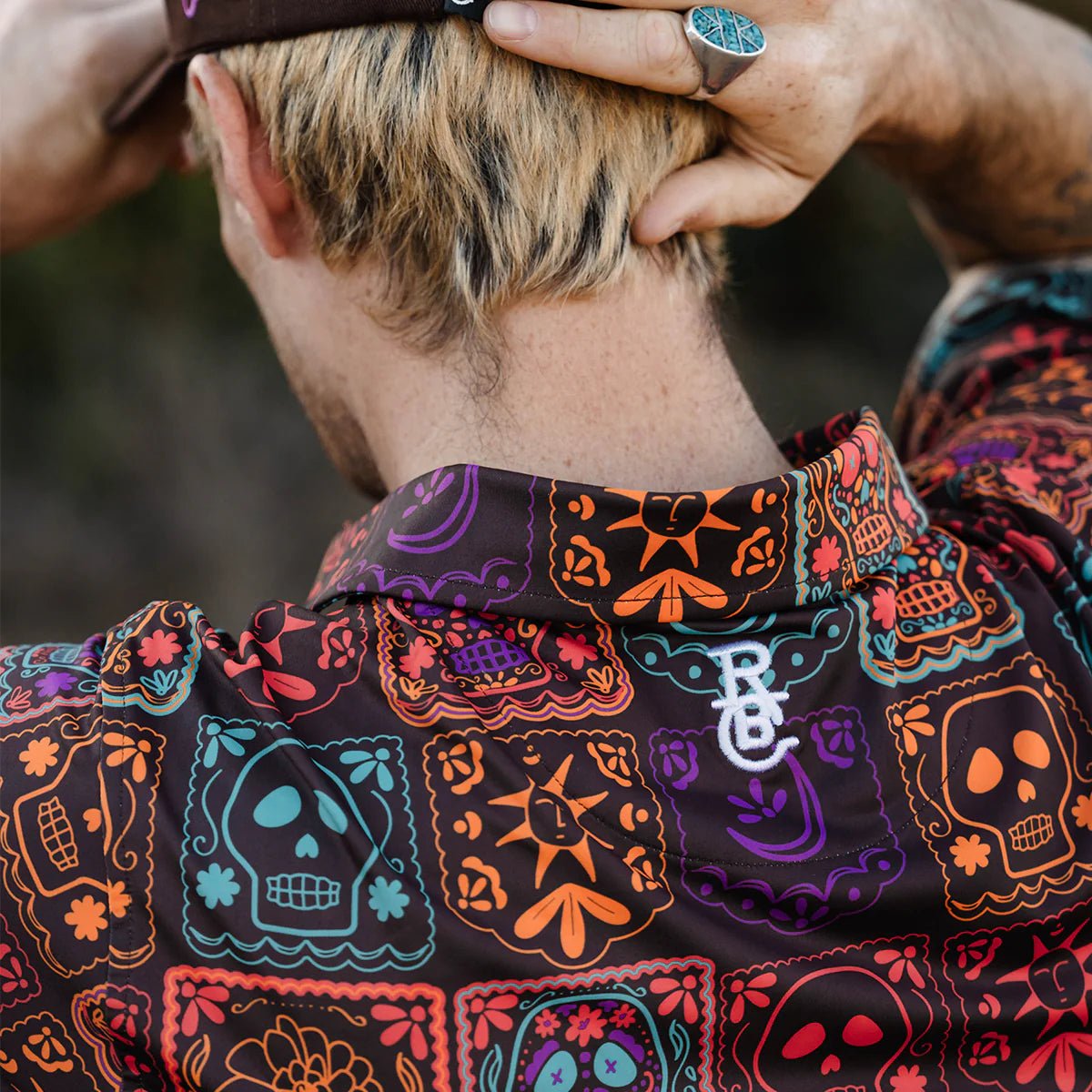 Raised by Coyotes La Calavera Pearl Snap - Southern Soule Designs