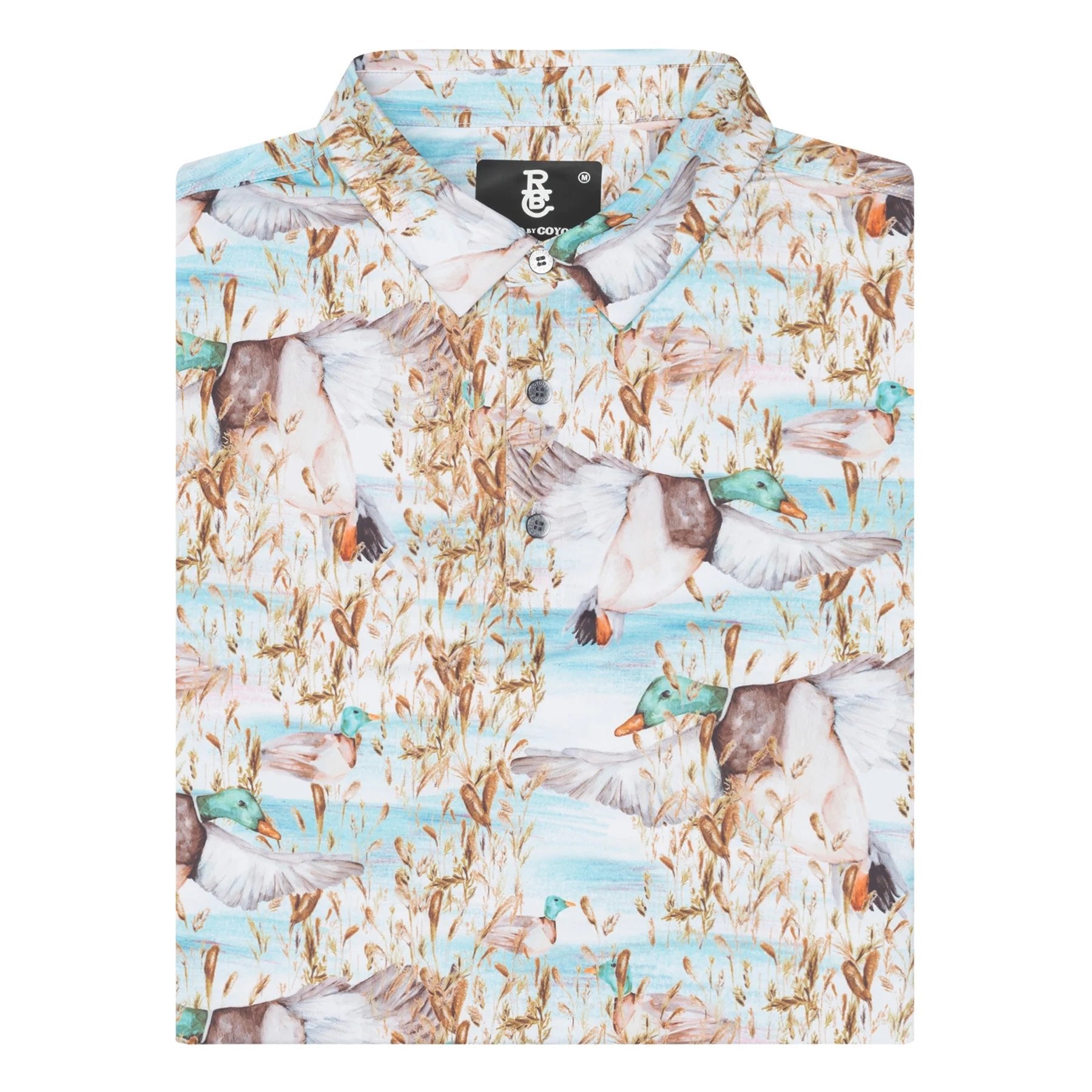 Raised by Coyotes Mallard Duck Polo - Southern Soule Designs