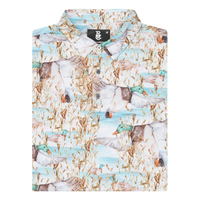 Raised by Coyotes Mallard Duck Polo - Southern Soule Designs