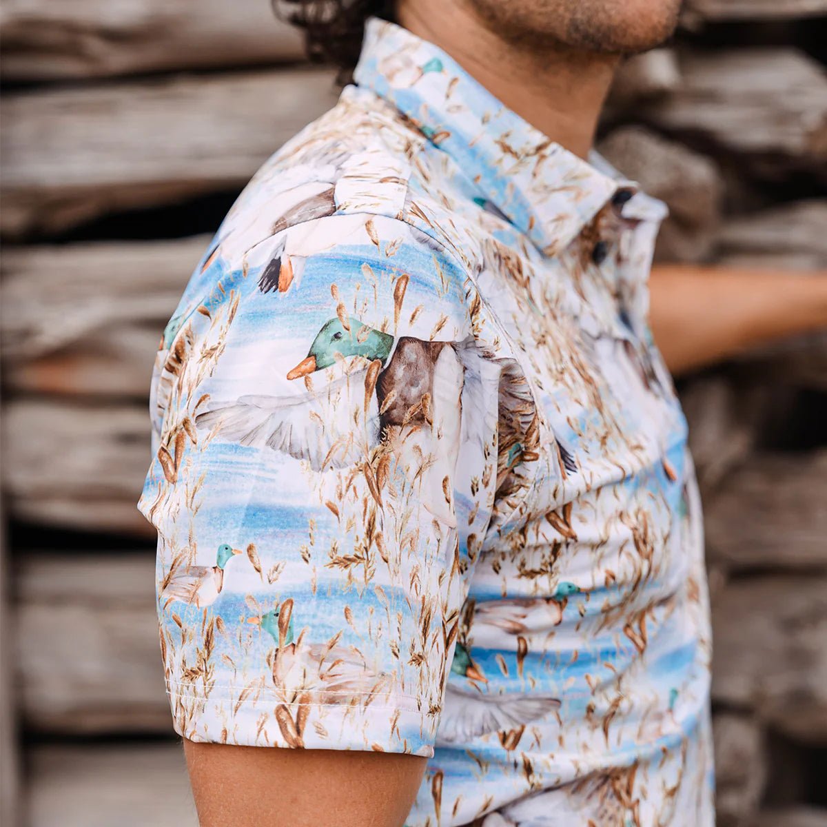 Raised by Coyotes Mallard Duck Polo - Southern Soule Designs