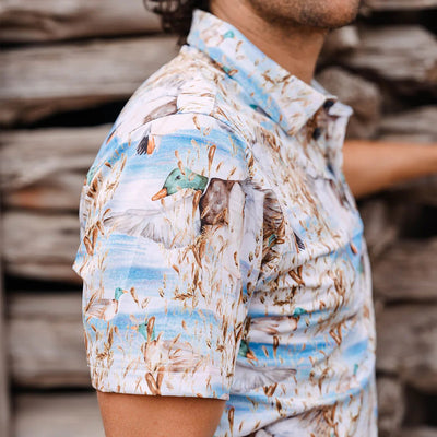 Raised by Coyotes Mallard Duck Polo - Southern Soule Designs